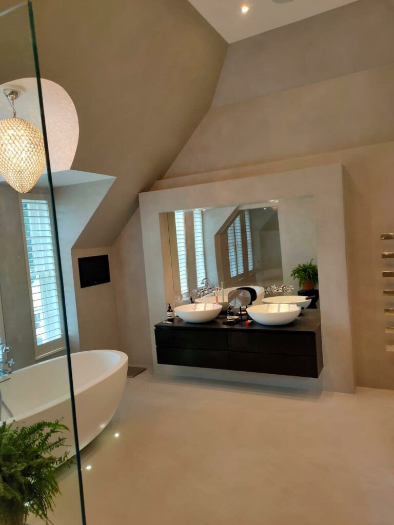 Open plan living space